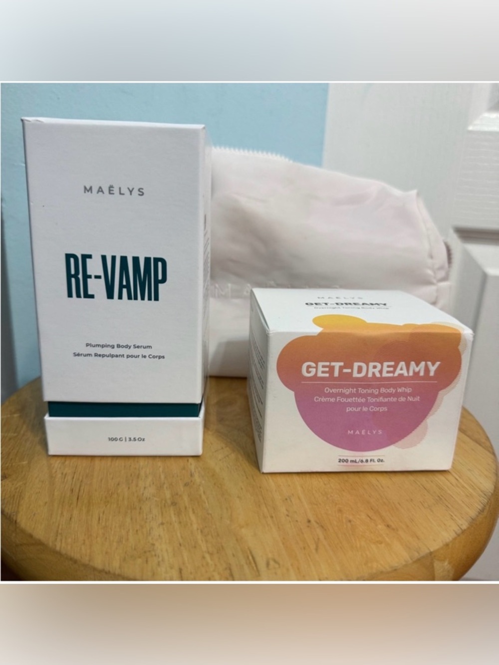 Maelys GET-DREAMY-RE VAMP-BAG for Cellulite/Tone Body Trio Overnight Kit